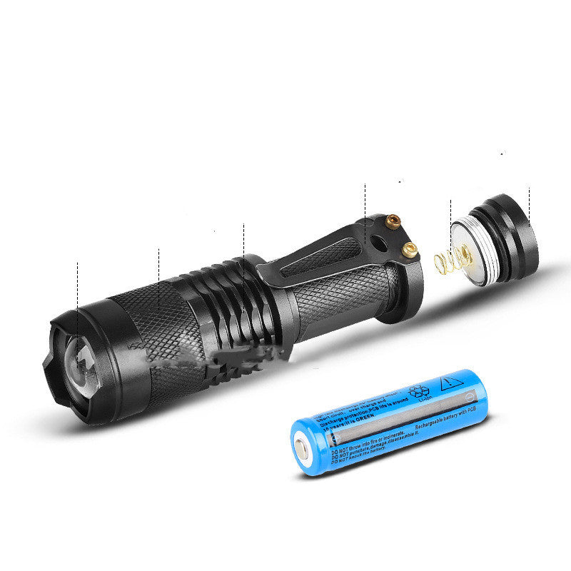 Portable Telescopic Zoom Flashlight
