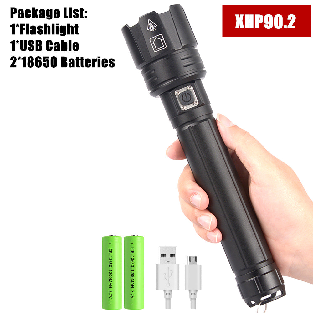 P90.2 strong light flashlight