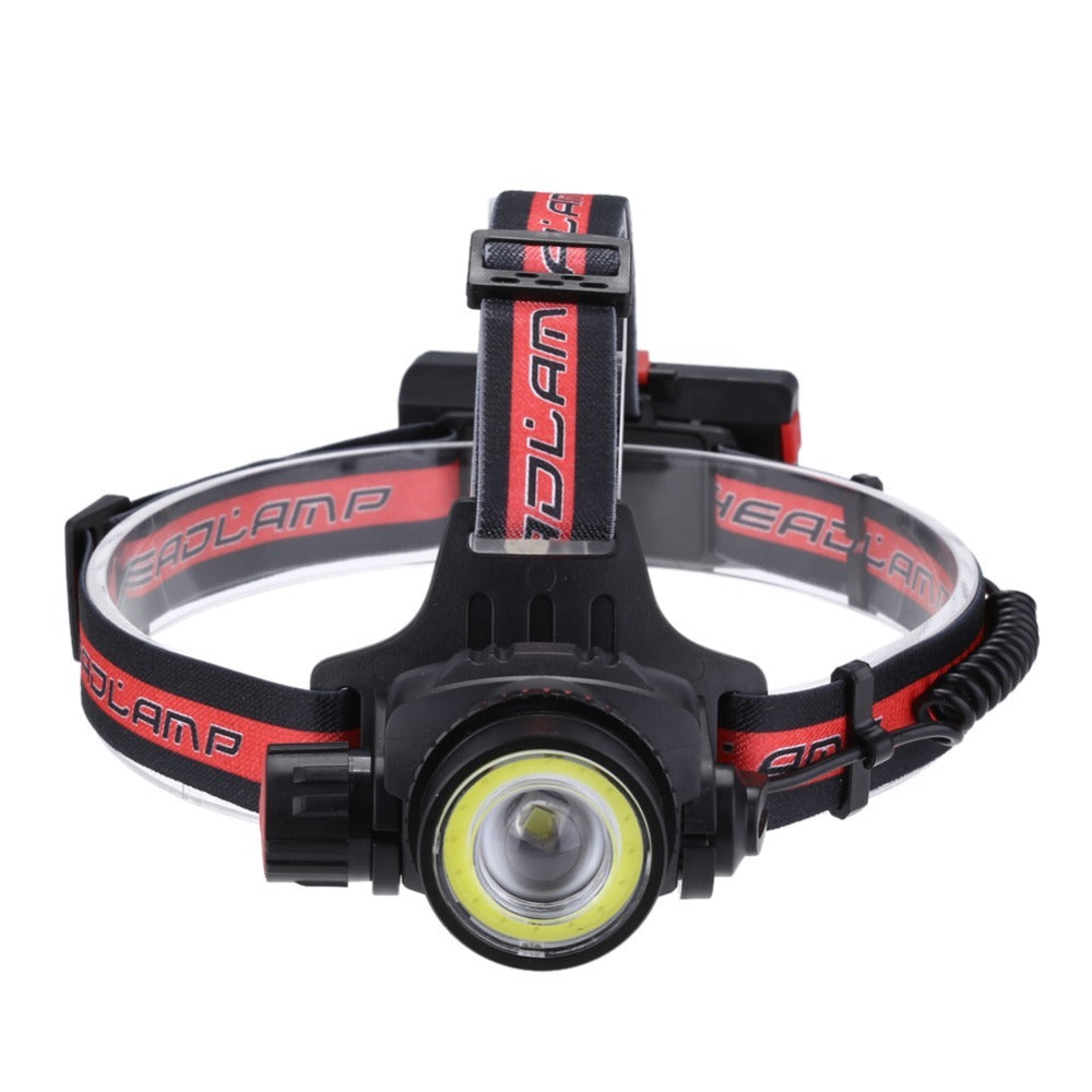 Waterproof Emergency USB T6 Headlamp