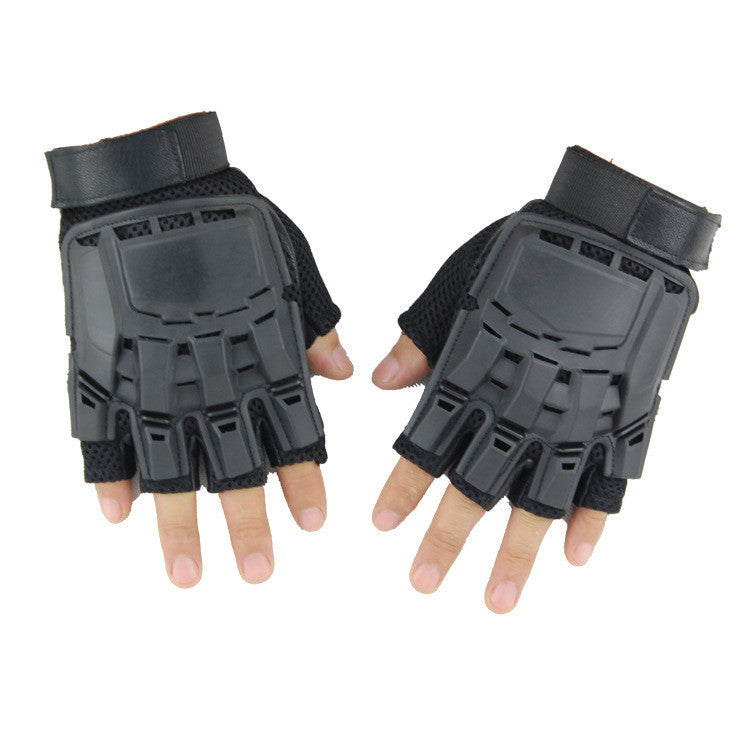 Men's Combat Climbing Half Finger Gloves