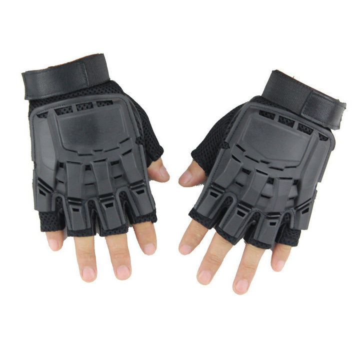 Men's Combat Climbing Half Finger Gloves