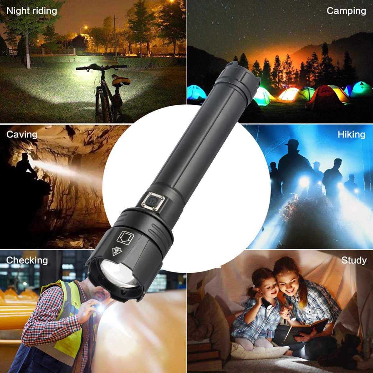 P90.2 strong light flashlight