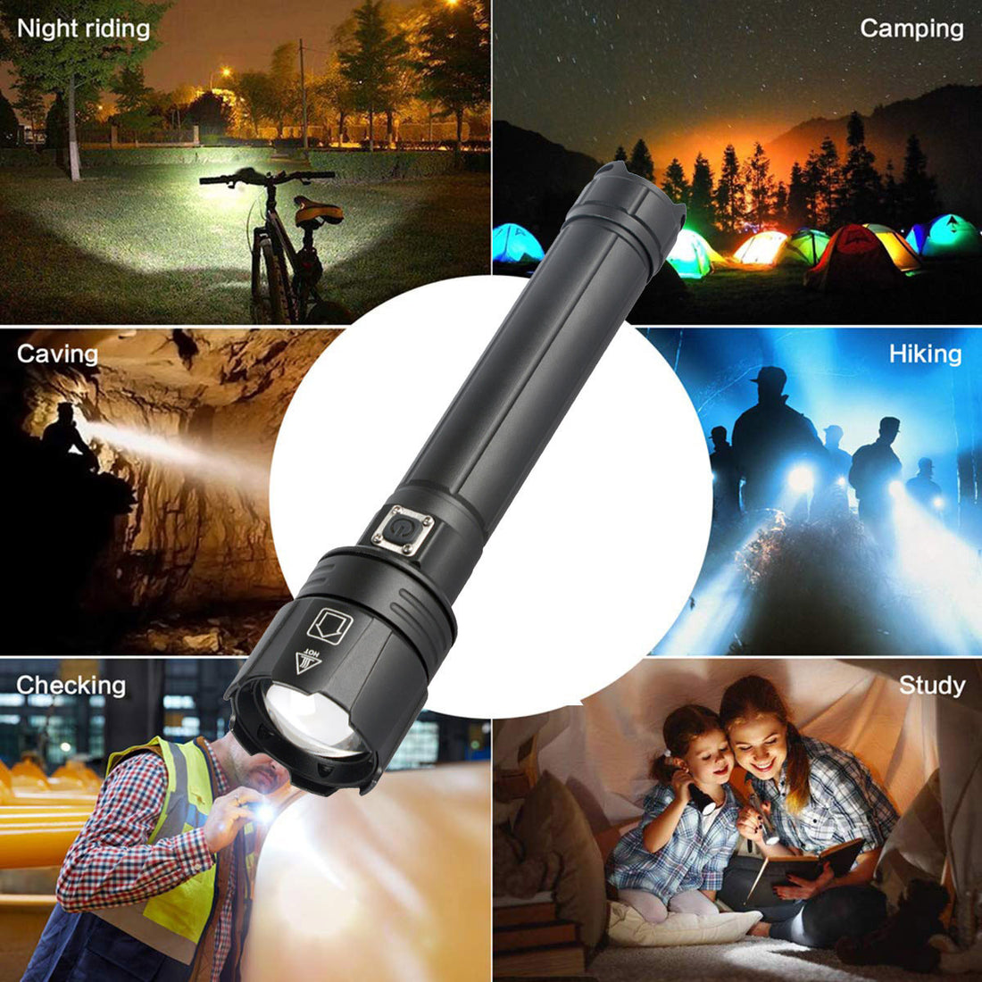 P90.2 strong light flashlight