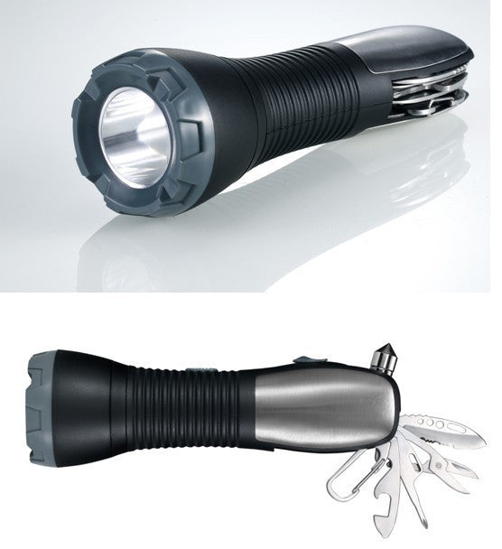 Practical multi-function flashlight