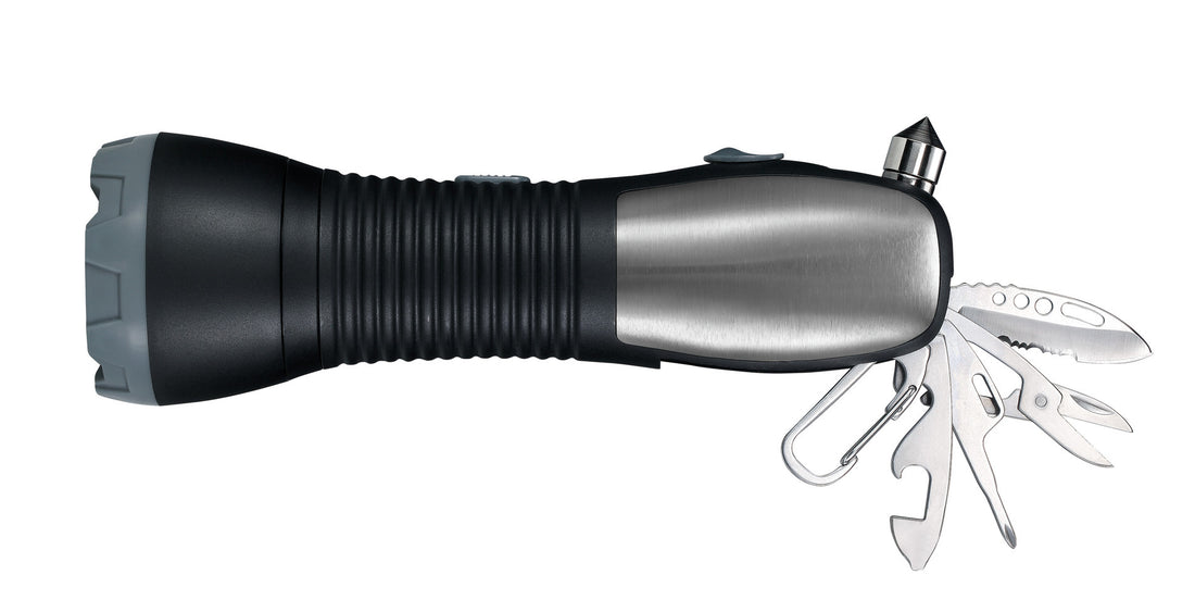 Practical multi-function flashlight