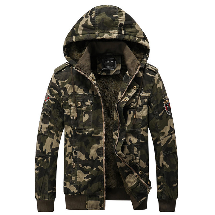 Men's Jacket Camouflage Printed Outerwear