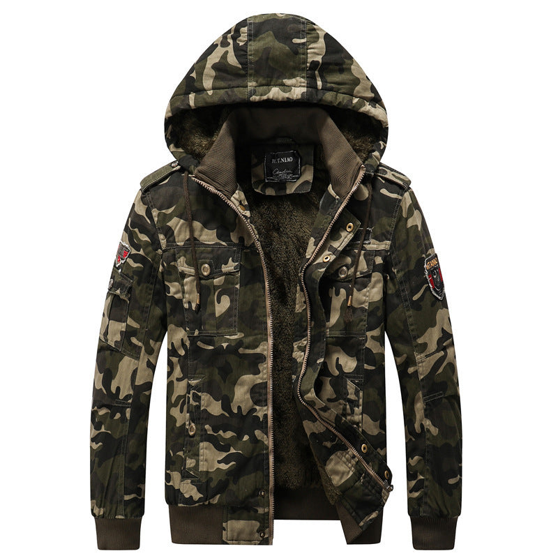 Men's Jacket Camouflage Printed Outerwear