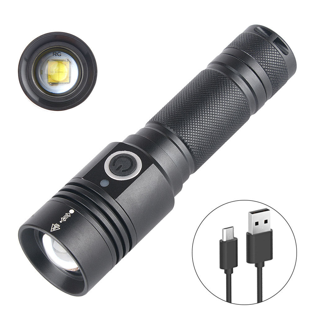 Telescopic flashlight