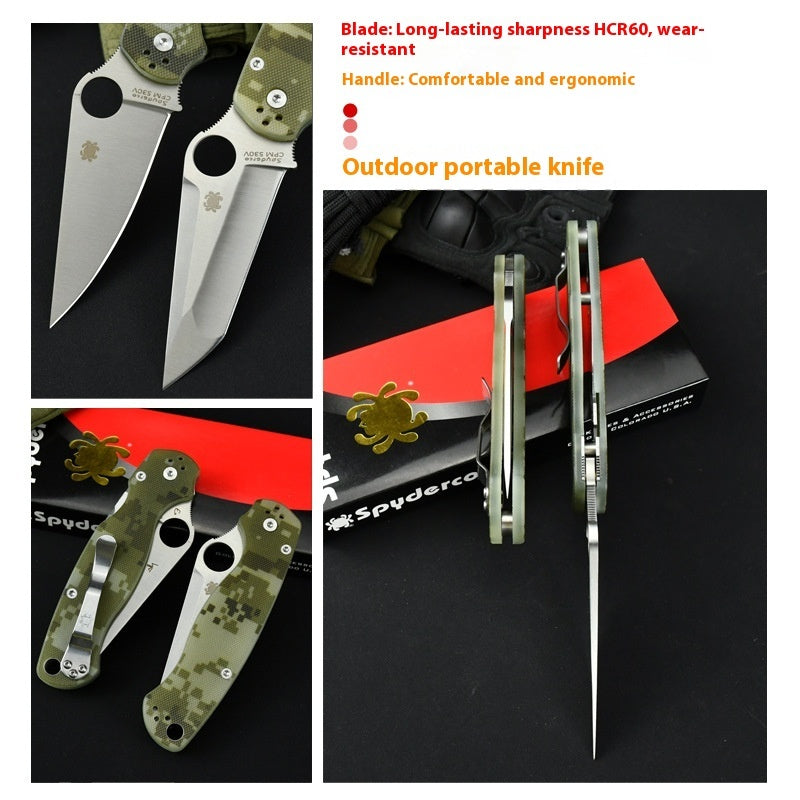 High Hardness Camping Portable Pocket Knife