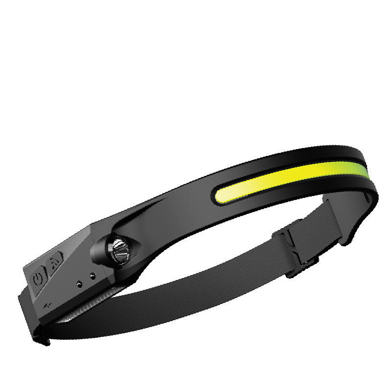 LED Induction Riding Headlamp Flashlight