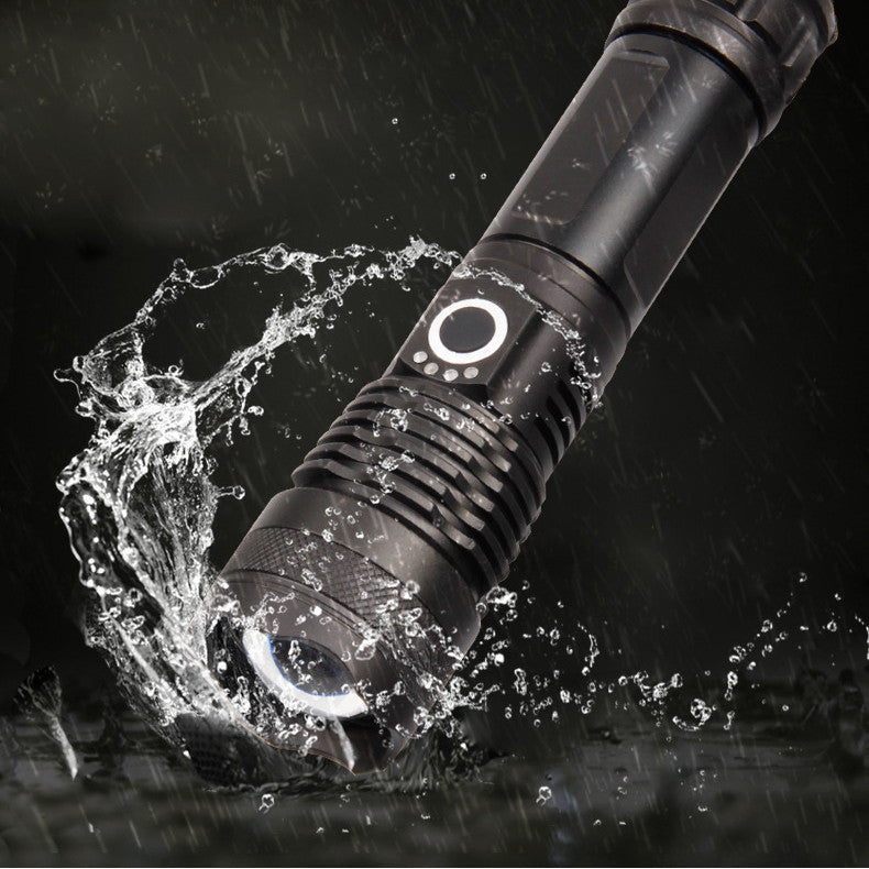 New Aluminum Alloy Telescopic Flashlight