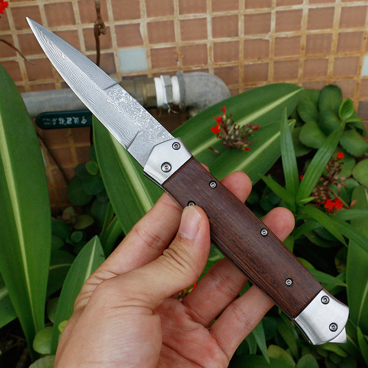 Handmade VG10 Steel Pocket Folding Hunting Knife