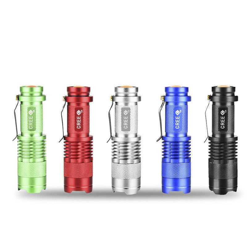Portable Telescopic Zoom Flashlight