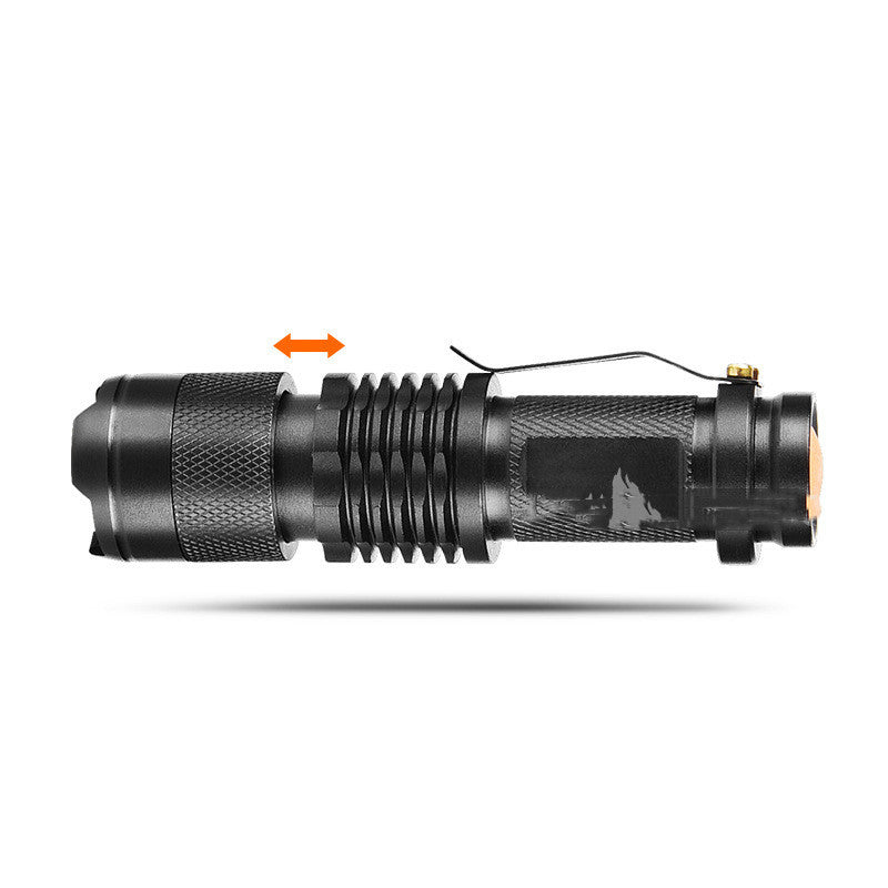 Portable Telescopic Zoom Flashlight