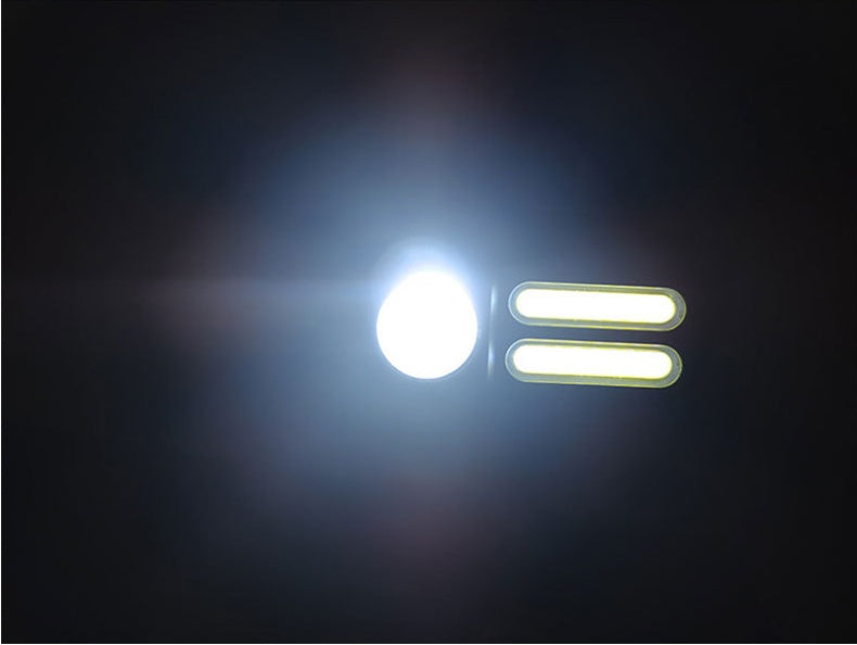 Rechargeable Head-mounted Flashlight