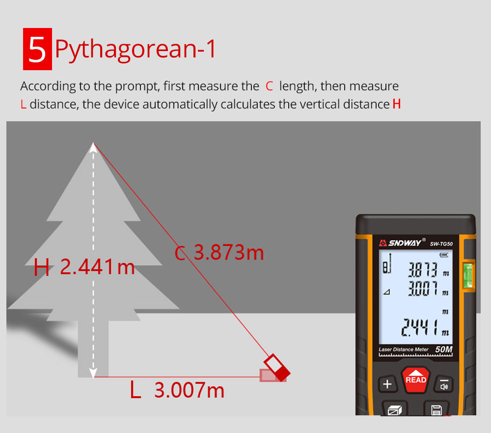 SWTG50 Handheld Laser Rangefinder
