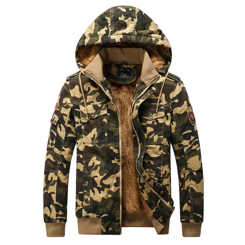 Men's Jacket Camouflage Printed Outerwear