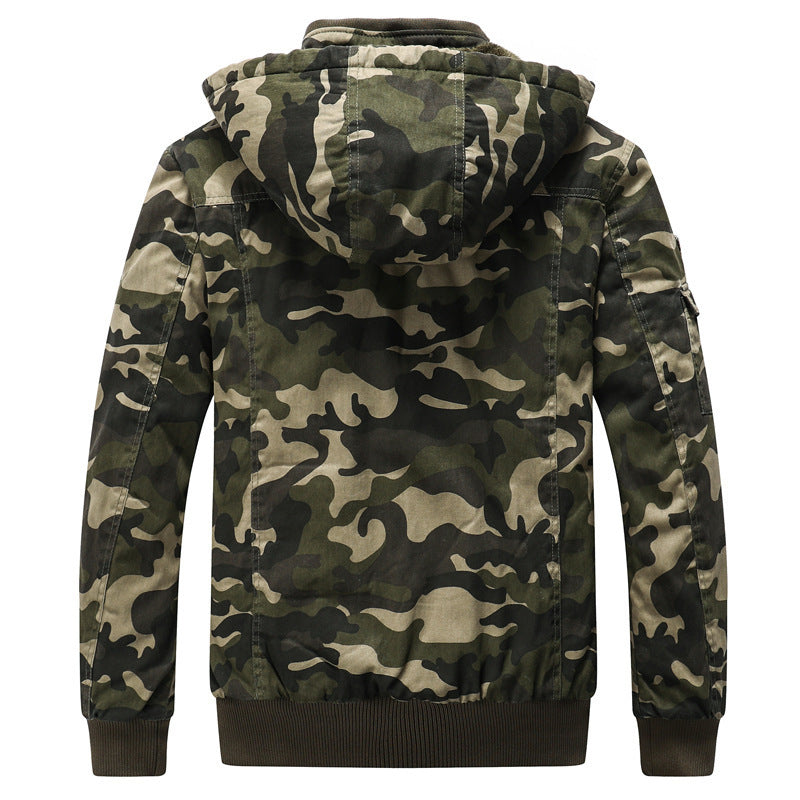 Men's Jacket Camouflage Printed Outerwear