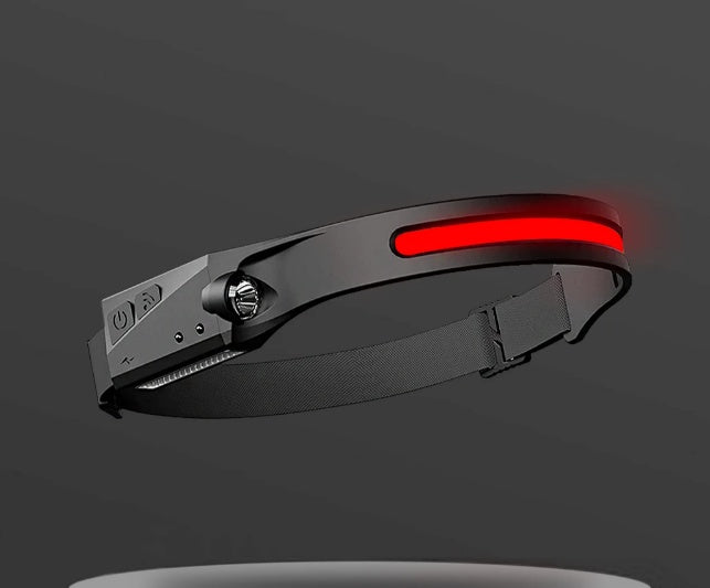 LED Induction Riding Headlamp Flashlight