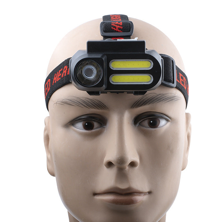 Rechargeable Head-mounted Flashlight
